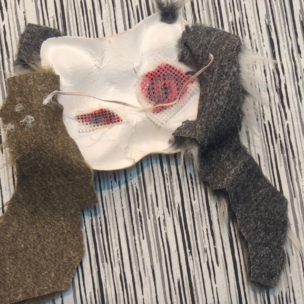 Hand Made Crazy Therian Mask